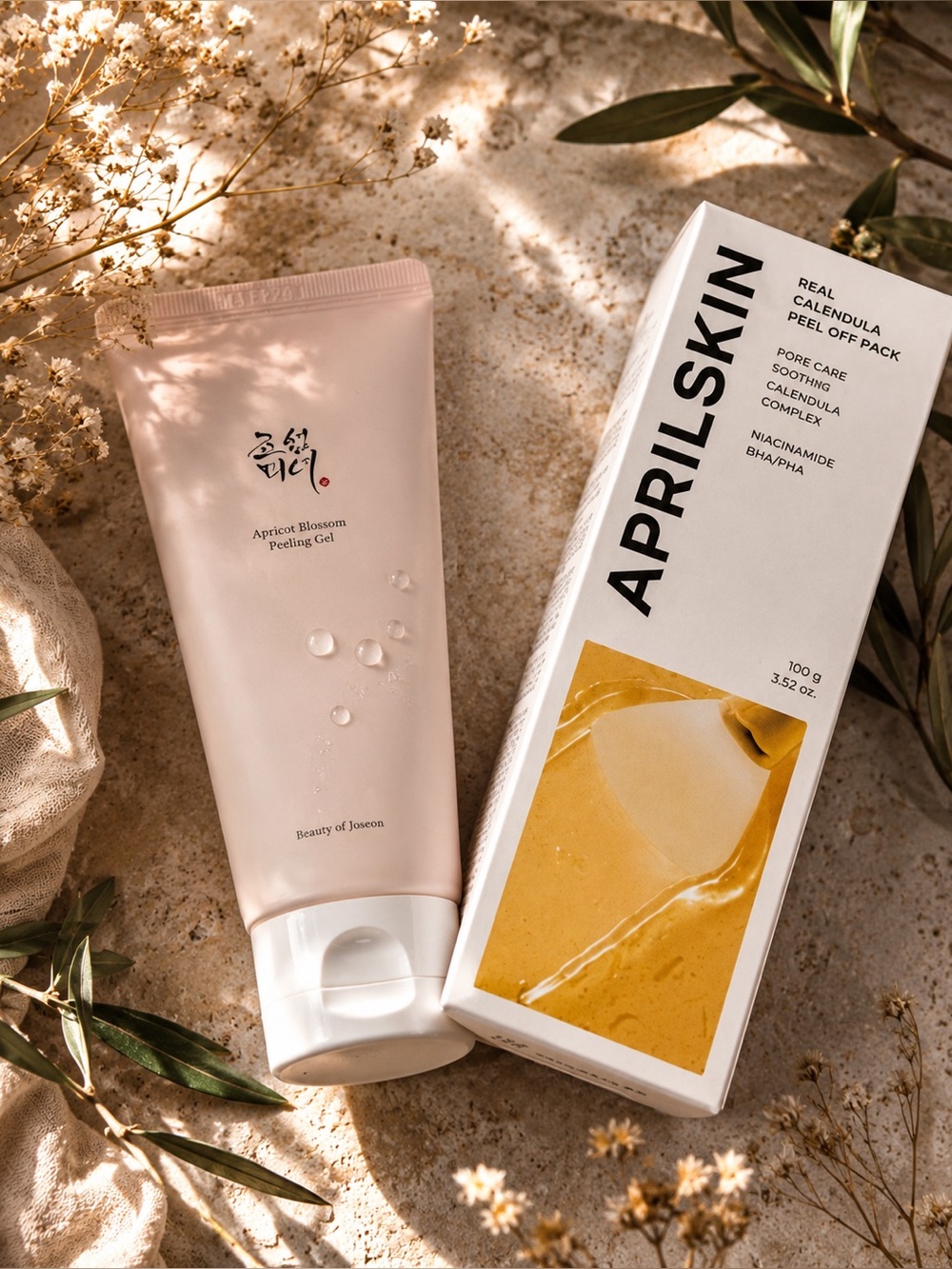 K BEAUTY BUNDLE ‼️Aprilskin Calendula Mask & Beauty of Joseon Peel